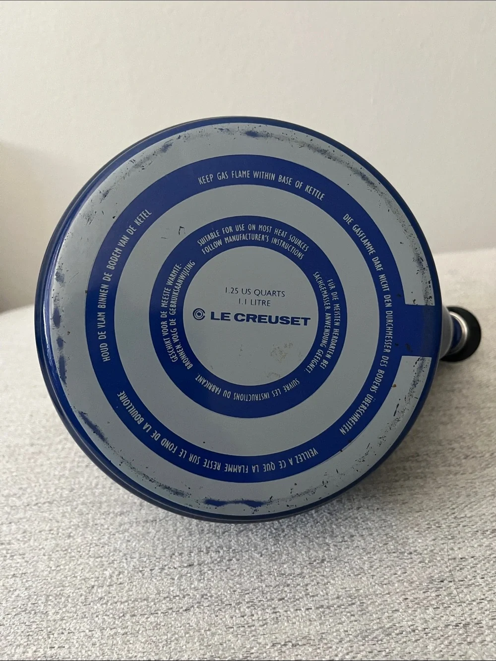 Le Creuset Cobalt Blue Tea Kettle